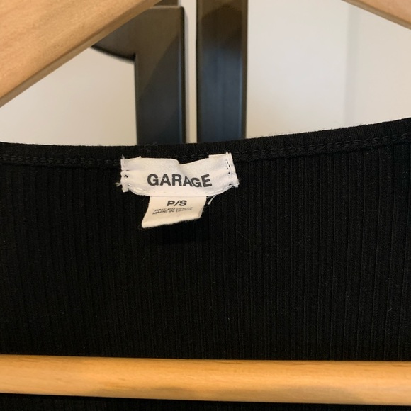 Garage Natalia Long Sleeve Wrap Top, Black, Size S - Picture 7 of 7